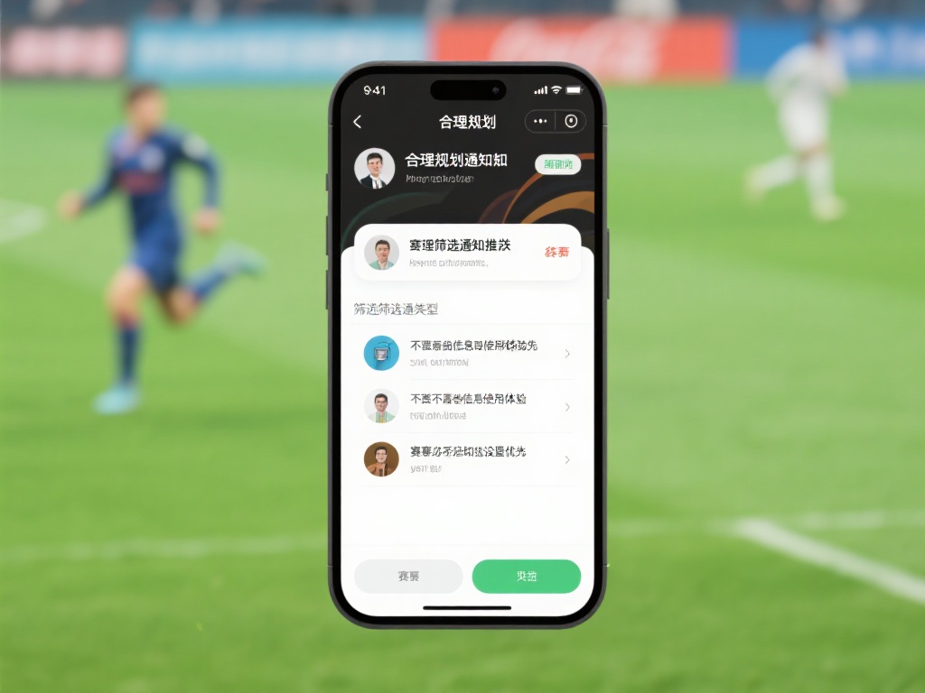 合理规划通知推送：通过设置筛选通知类型，减少不必要