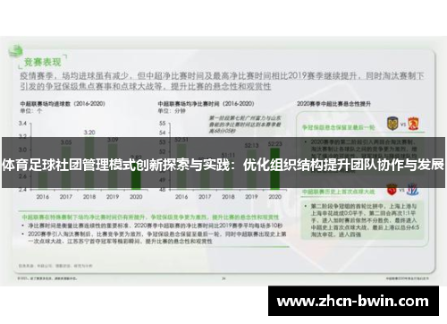 体育足球社团管理模式创新探索与实践：优化组织结构提升团队协作与发展